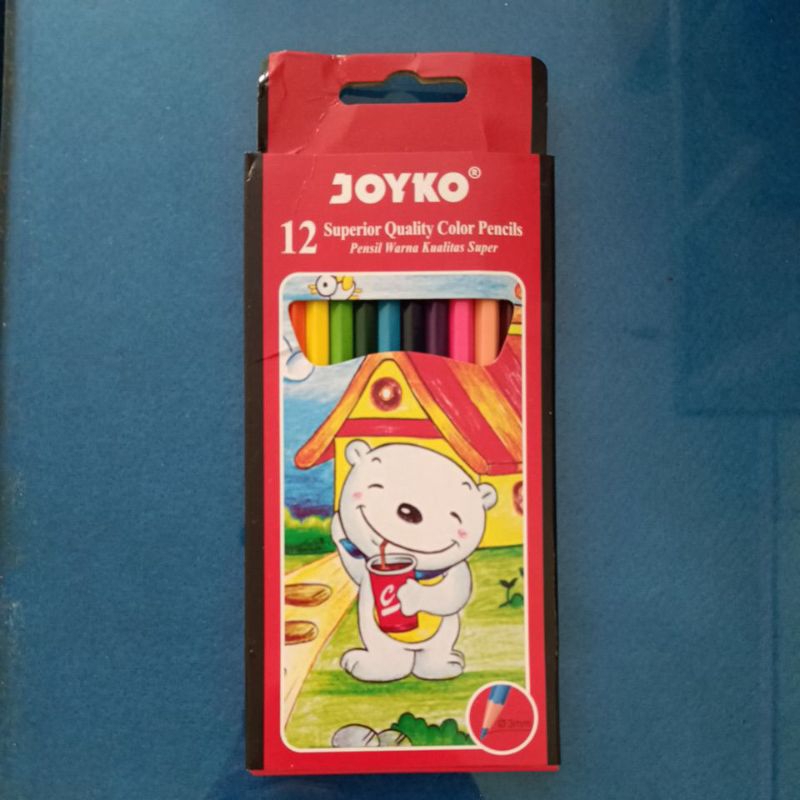 

pensil cat joyko 12 warna
