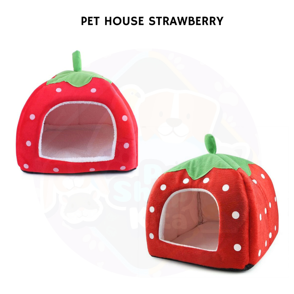 PET HOUSE STRAWBERRY/ RUMAH KUCING