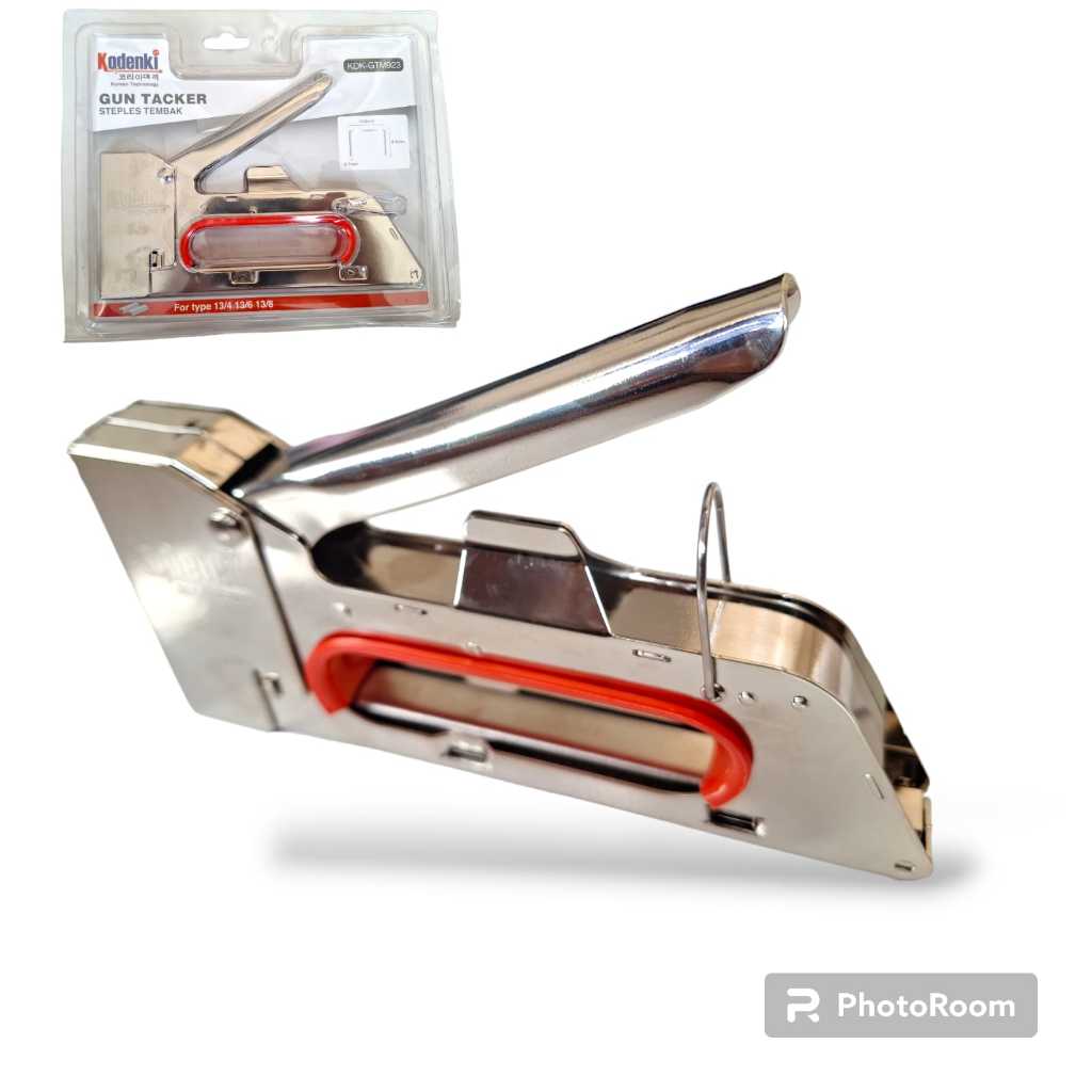 

Stapler Tembak / Cekrekan / Pengokot / Hekter Gun Tacker / Staples Sofa, Staples Jok, Stepler Motor, Staples Tembak Gun Tacker Stapler Staples Perekat Powerfull