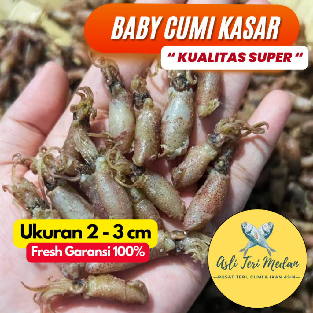 

Baby Cumi / Baby Cumi 2-3 cm / Baby Cumi Super 100gr 250gr