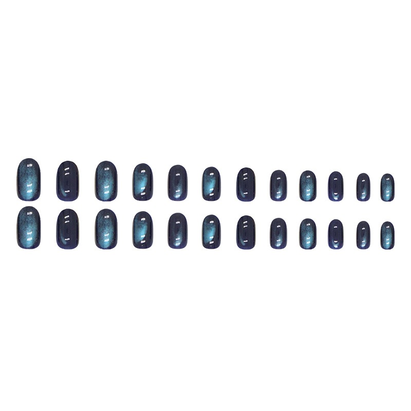 [W576] 24 Pcs Kuku Palsu Pendek Dan Panjang Tahan Air Fake Nails Art Tahan Lama Free Lem Cair 2gr