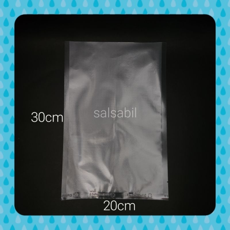 plastik vacum emboss 20 x 30