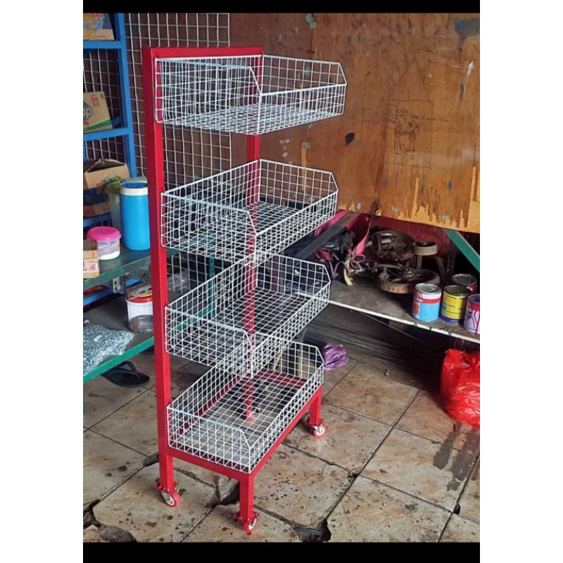 Rak chiki pakai Roda