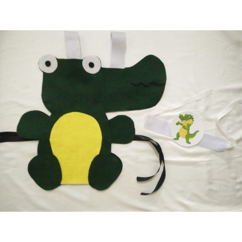 PO kostum buaya/Baju karnaval anak TK-SD/kostum kain flanel/kostum karnaval