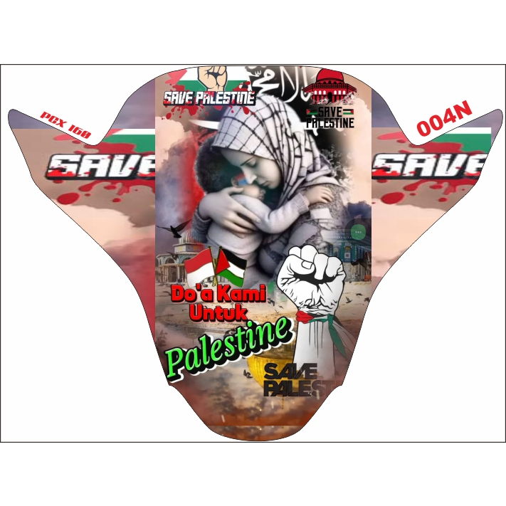 Sticker Visor Variasi Honda Pcx 160 Sticker Windshield Pcx 160