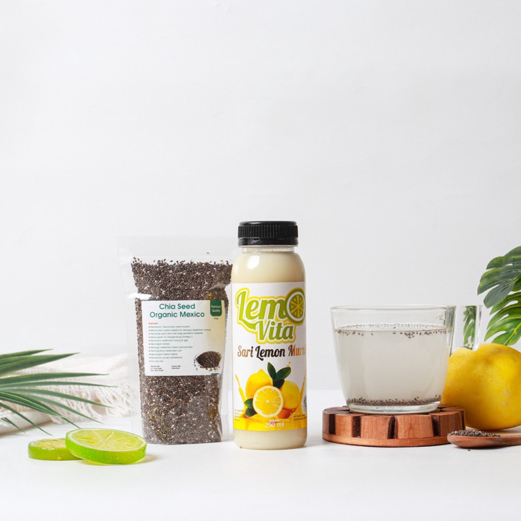 

Sale PAKET HEMAT CHIA SEED 100gr + LEMOVITA 250ml Paket Jus diet Terkini