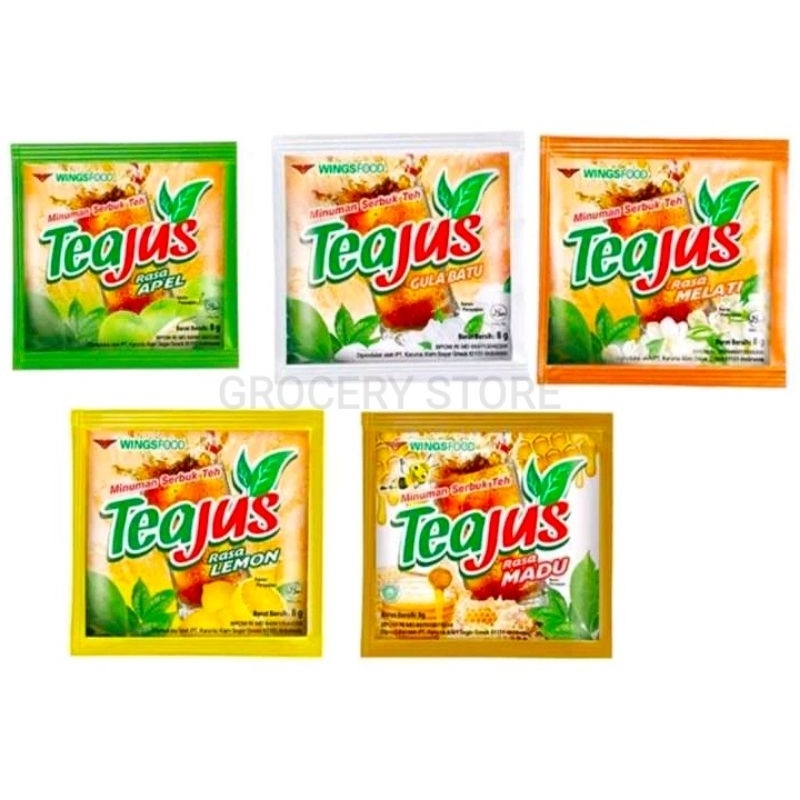 

Tea Jus All Varian Kemasan 9gr 1 Renceng (10 Sachet) - Tea Jus 1 Renceng isi (10 Sachet)