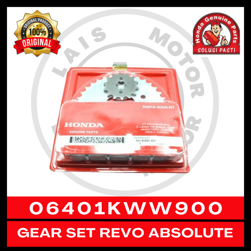 Gear Set KWW Blade Capung, Revo Absolute 06401KWW900 ORI AHM