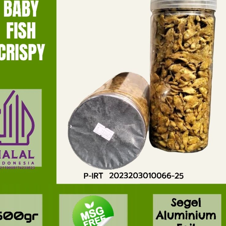 

Ready Stock Baby Fish | Baby Fish Crispy 500gr | Baby Fish Ikan Nila Crispy