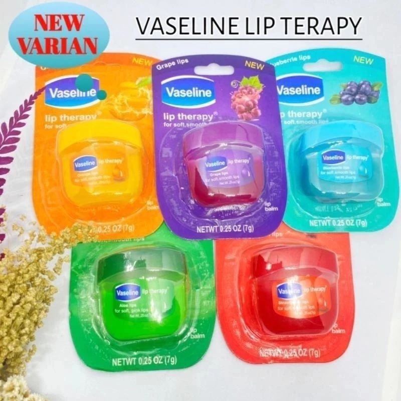 NEW VARIAN VASELINE PELEMBAB THERAPY BIBIR KERING
