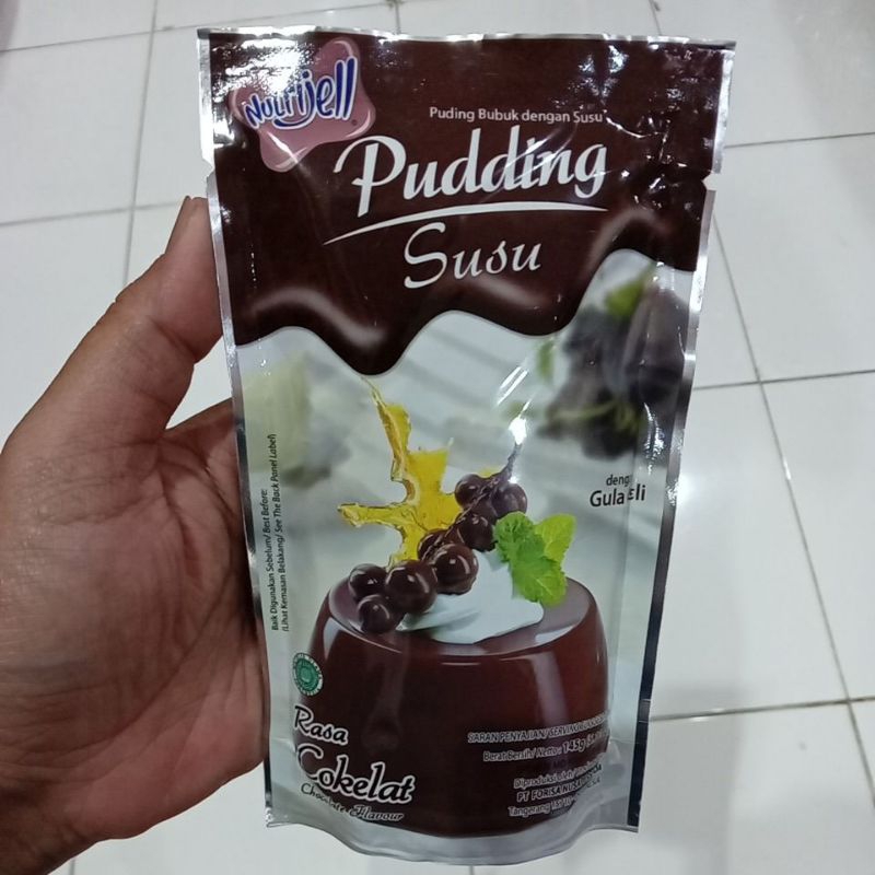 

Mahbubah - Nutrijell 145 g Puding Bubuk dengan Susu Rasa Cokelat