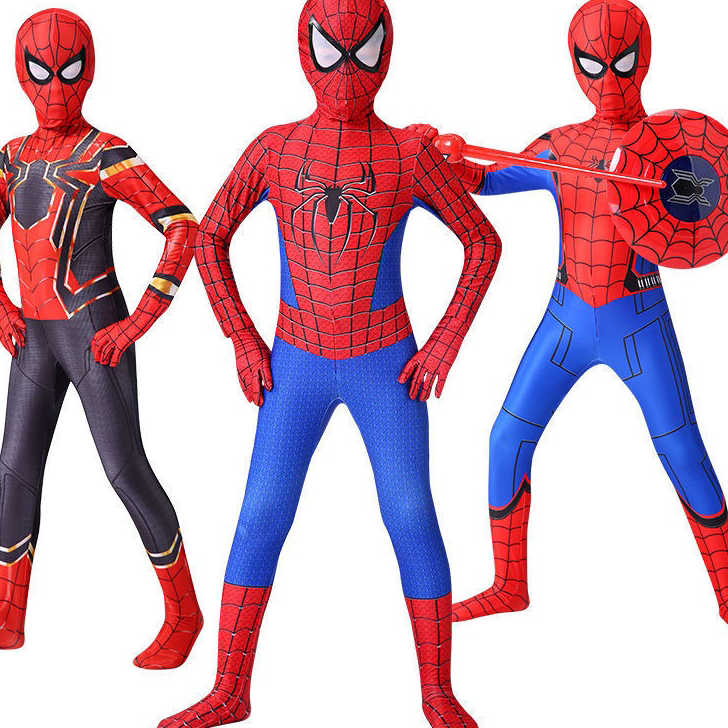 Harga Termurah Halloween Cosplay Party Kostum Anak Spiderman Amazing Costume Anak Spiderman Baju + T