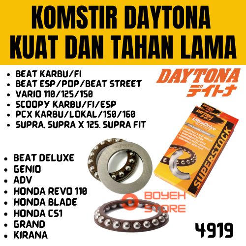 Komstir Scoopy Karbu, Scoopy Fi,Scoopy Esp Daytona 4919