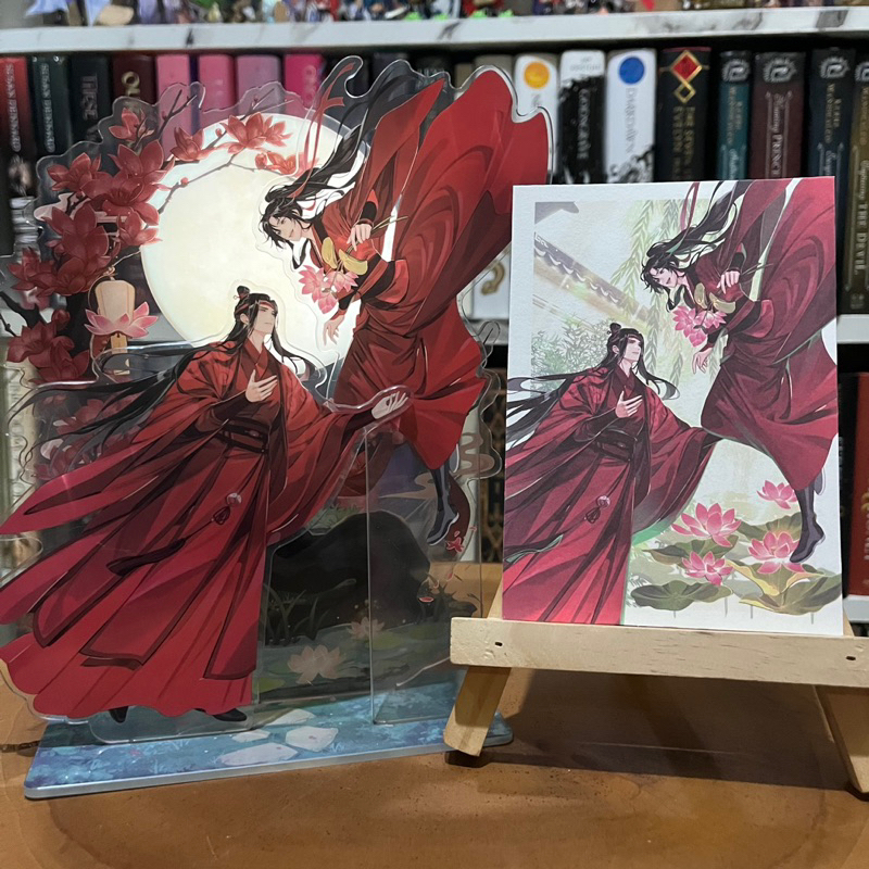 Mo Dao Zu Shi QINGCANG Lotus Wind MDZS MXTX x Gearous Grandmaster of Demonic Cultivation Lan Wangji Wei Wuxian Wangxian Shikishi Jewel Standee Light