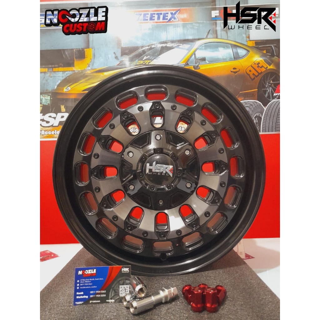 Pelek Mobil MYTH07 HSR R16 Velg Racing Mobil panther dmax Ring 16 lubang 6