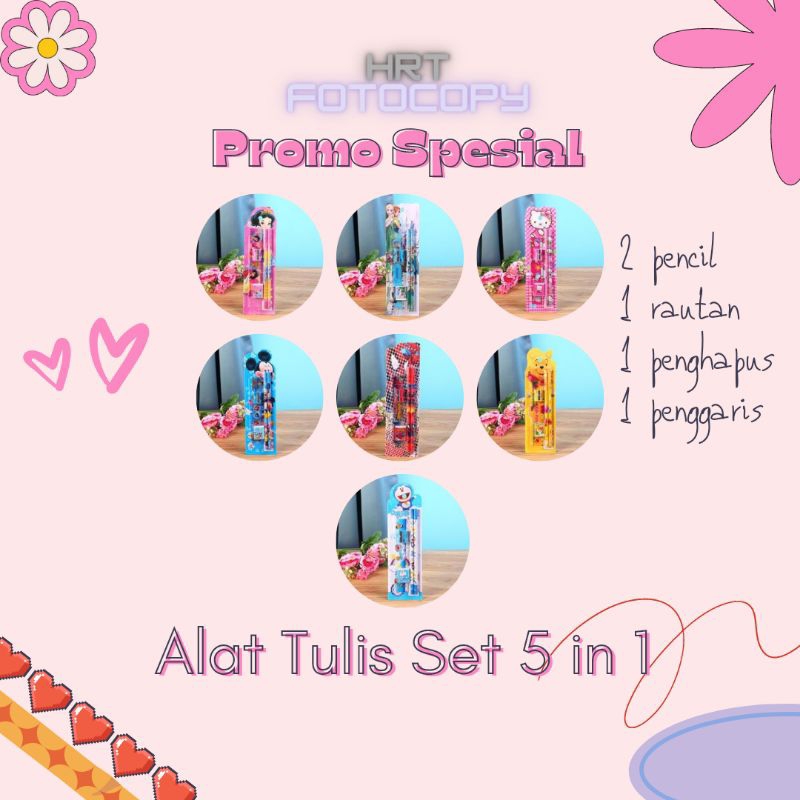 

Set Alat Tulis 5 in 1