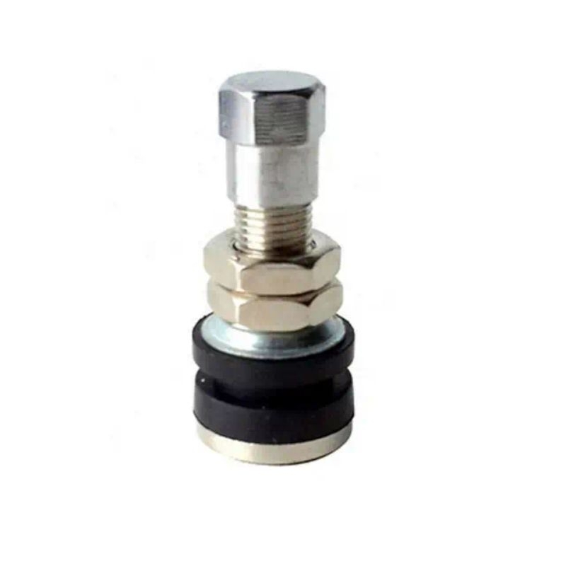 Pentil tubeless pendek drat luar utk ban motor