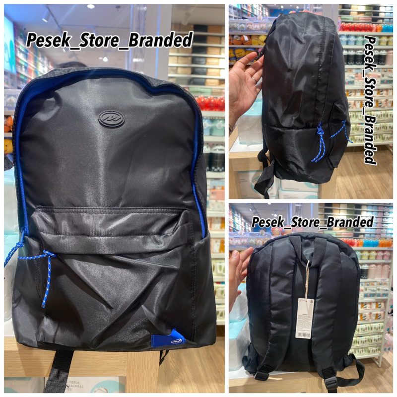 Tas Ransel Miniso warna hitam original murah