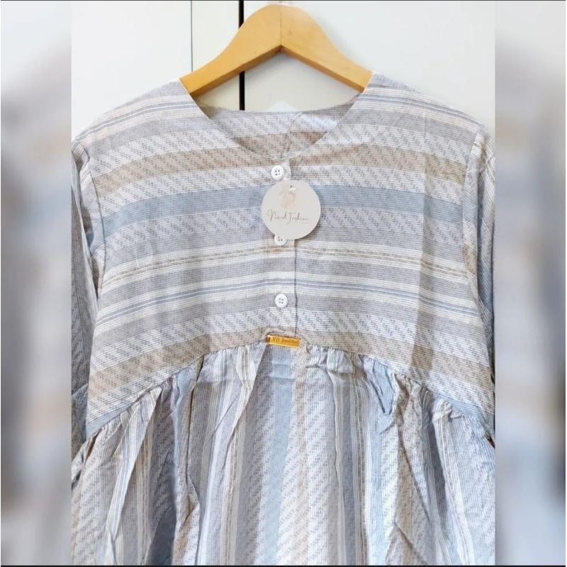 Baju Wanita Muslimah / Mini Dress Rayon Twill Dress Wanita Muslim Terbaru Modern