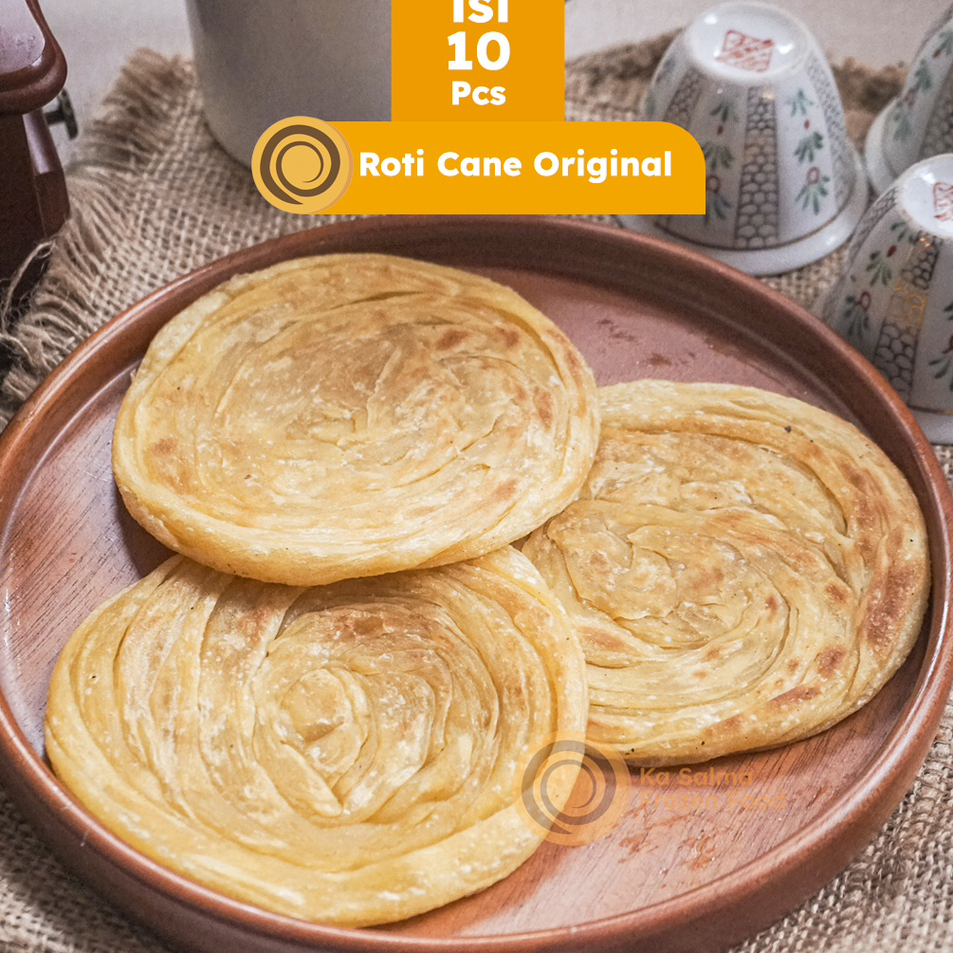 

Terkini [ISI 10] Roti Cane Original isi 10 Pcs / Roti Canai / Roti Maryam / Roti Konde Original