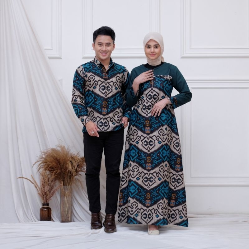 COUPEL BATIK KELUARGA KEMEJA GAMIS FASHIONS WANITA MODERN MASA KINI