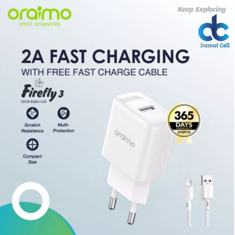 charger oraimo iphone OCW-E66S+L53