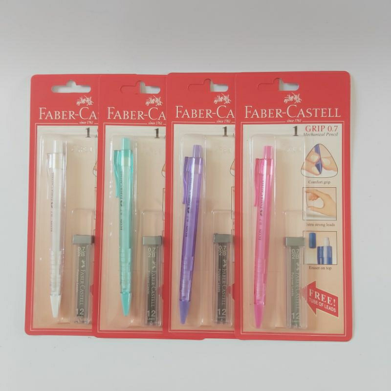

Mechanic Pencil Set 0.7mm Free Leads 2B Faber Castell Pensil Mekanik.