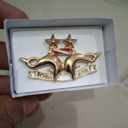 brevet wing pin lencana scuba diver Bintang 2