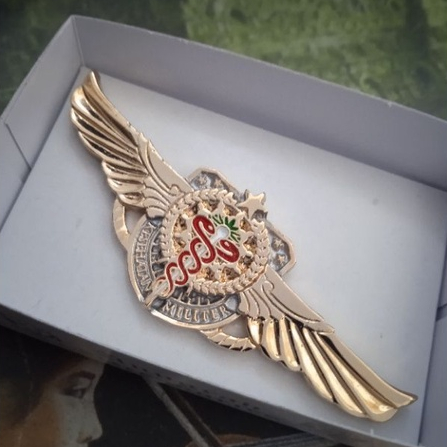 brevet wing pin lencana kesmil kesehatan militer tni