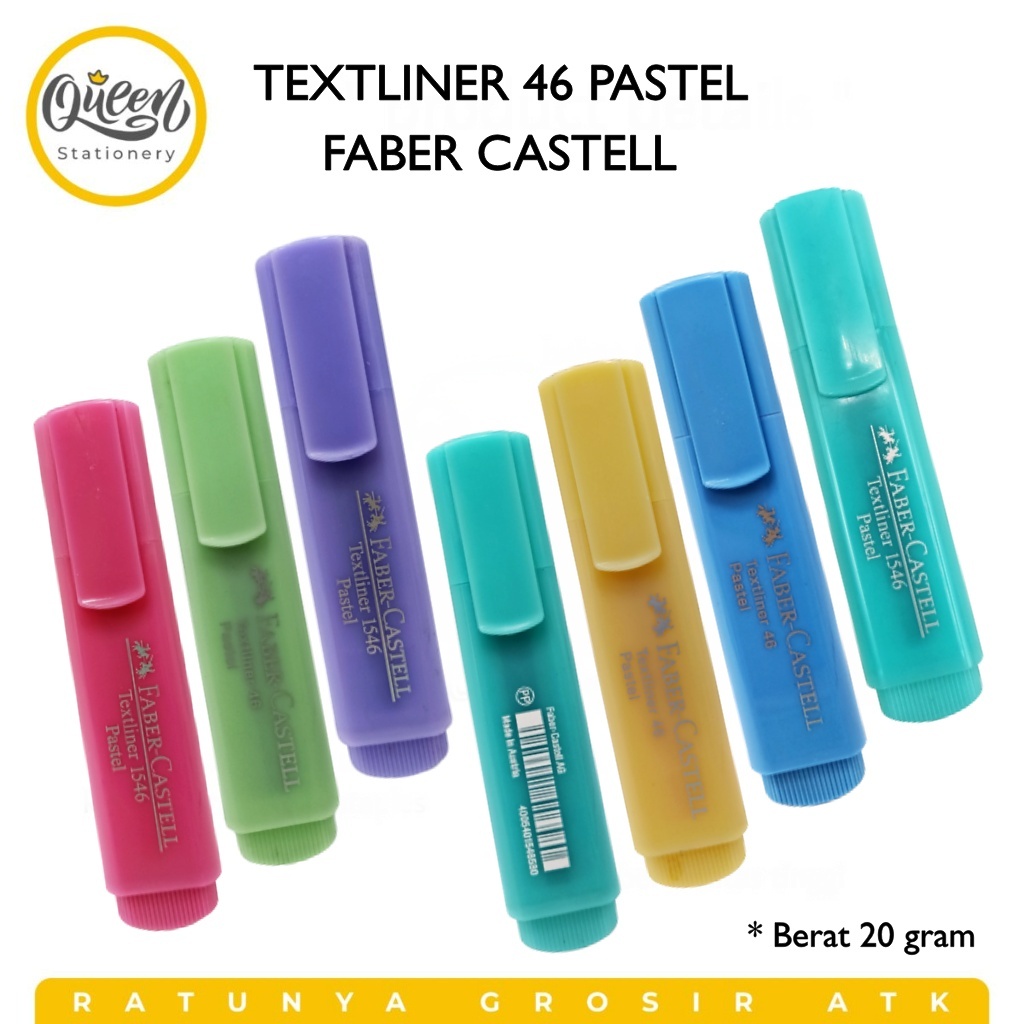 

1 PCS TEXTLINER 46 PASTEL1546 FABER CASTELL / HIGHLIGHTER
