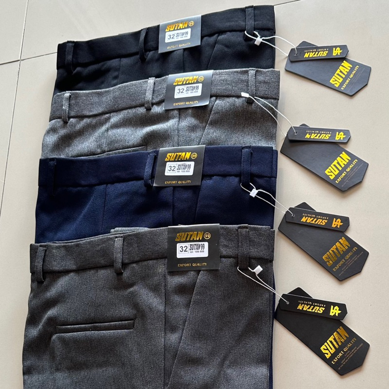 BESTPROMO CELANA PANJANG BAHAN FORMAL PRIA SUTAN 99