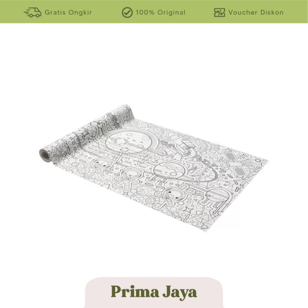 

PrimaJaya AFTONSPARV Rol kertas mewarnai, ruang, 10 m AF6720