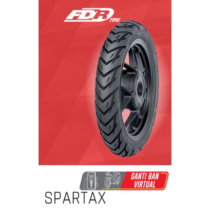 BAN FDR SPARTAX 70/90 80/90 90/80 RING 17 NON TUBELESS