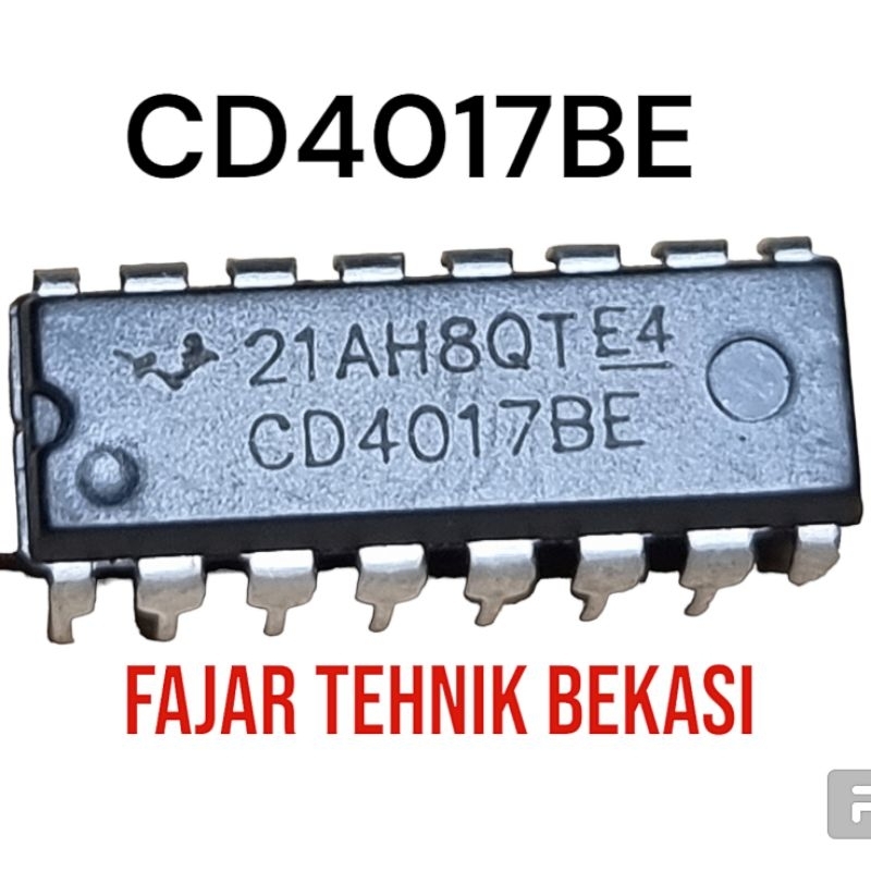 IC CD4017BE - CD 4017 BE - CD4017 BE - CD 4017BE DIP 16