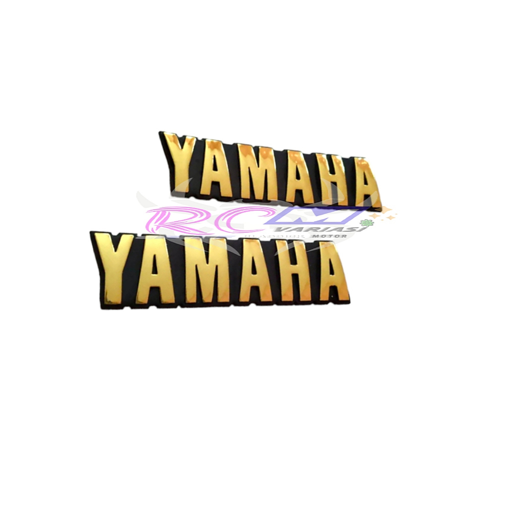 Emblem logo tangki Yamaha RX king berkualitas logo tangki king RX king