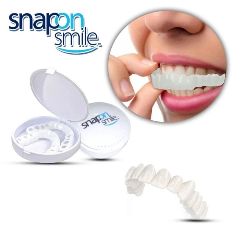[LA] Gigi Palsu Snap On Smile Original 100%Veneer inopatif