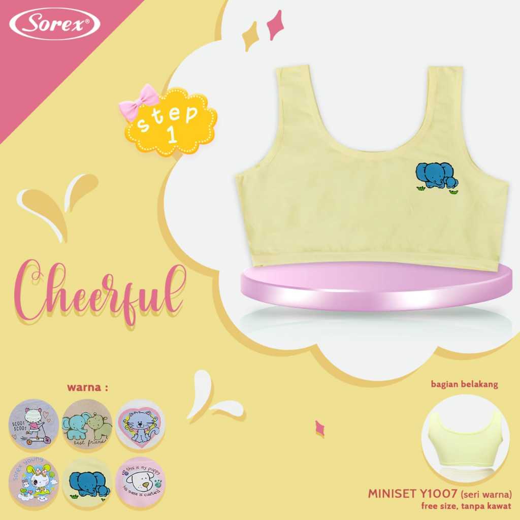 Miniset Sorex Y1007 Young Step 1 Miniset Sorex Young Anak Abg Pemula Tali Lebar Sorex Original
