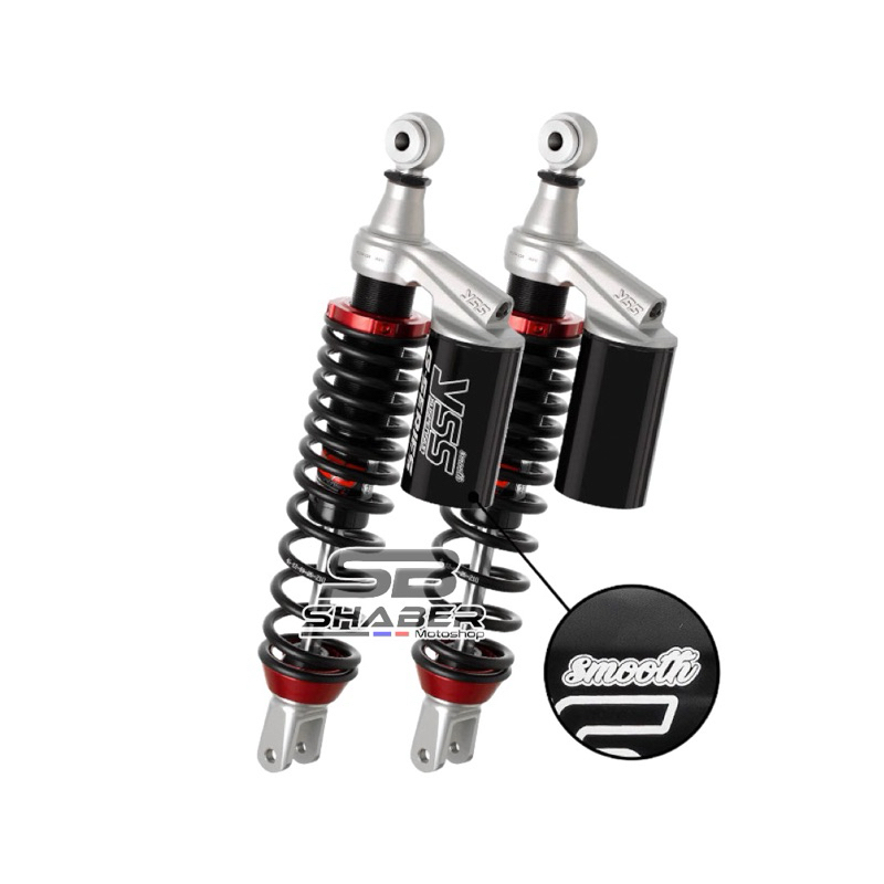 Shock Belakang YSS PCX 160 365MM GPlus Gseries Per Hitam Tabung Hitam BBB