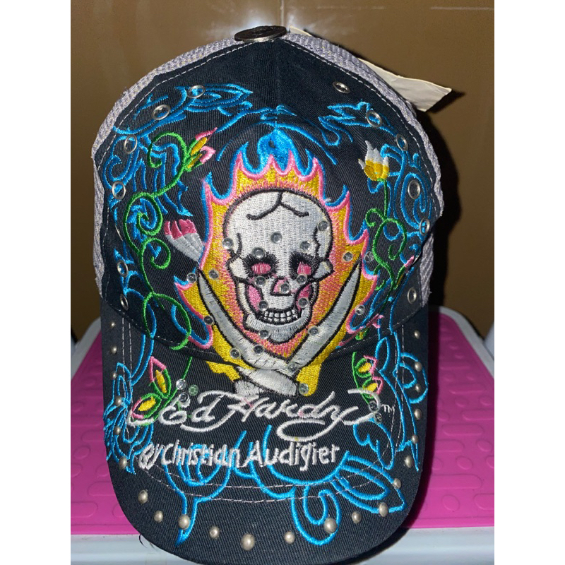 Topi Cap jaring Ed Hardy NOS (New Old Stock)