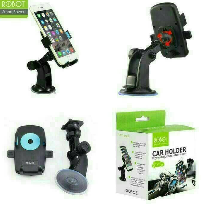 ❤[PROMO ⚡ALE]❤ Holder Hp Di Mobil Merk Vivan CH01 / Robot 360 Stand Bracket HP GPS