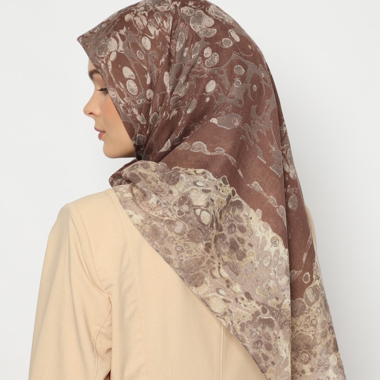 EBRU Series Miss Color Voile Scarf Voal Flam - Hijab Size 120*120 cm-1