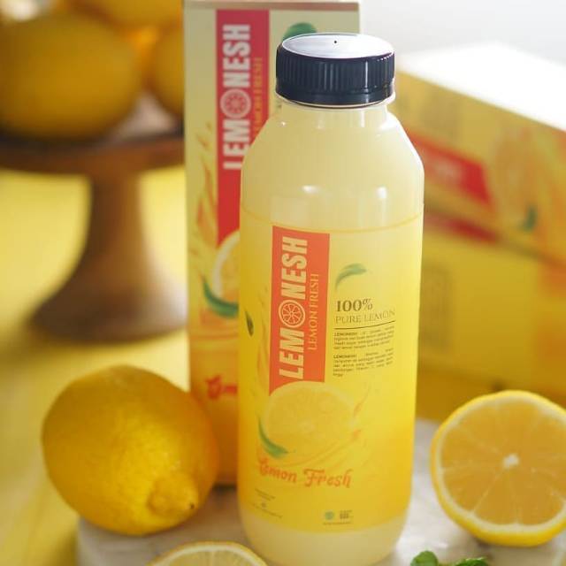 

Lemonesh Lemon Fresh Sari Lemon Murni 500ml 100% Asli Lemon