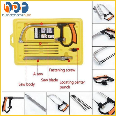 ❄️ READY STOK ❄️ Gergaji Set Serbaguna / Magic Saw mini mata pemotong Besi Kaca Kayu logam tangan cu