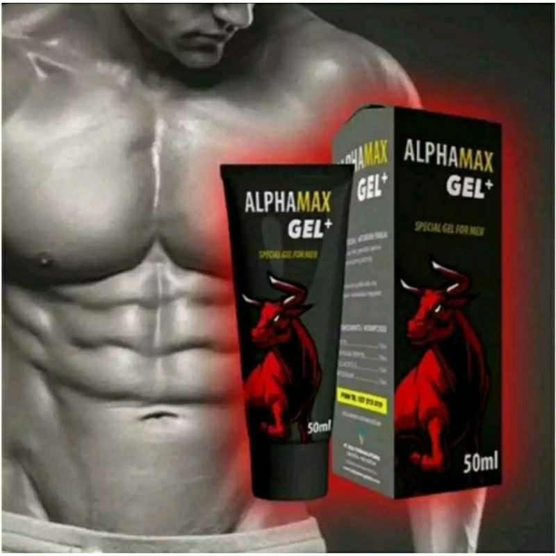 Alphamax Gel Asli Original Obat Oles Pria Permanen
