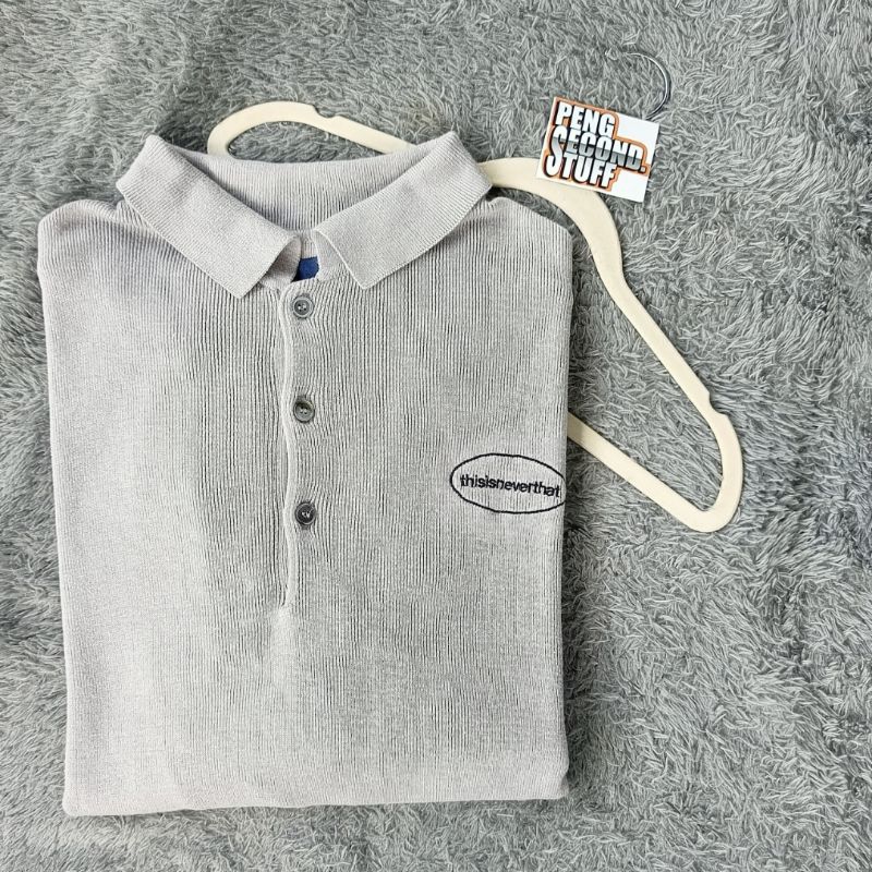 CREWNECK T-LOGO KNIT POLO THIS IS NEVER THAT