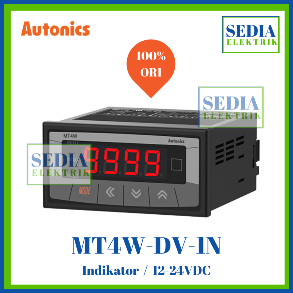 AUTONICS MT4W-DV-1N MT4W DV 1N PANEL METER