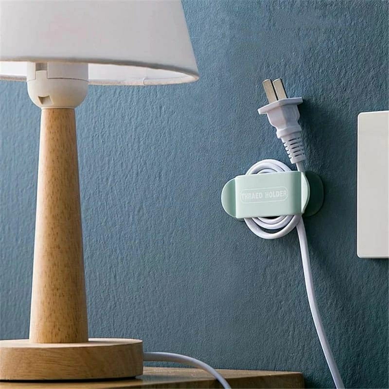 Gantungan Colokan Kepala Kabel Cantolan Pelindung Tempel Dinding Hook Kabel Hook Tempel Dinding Hook