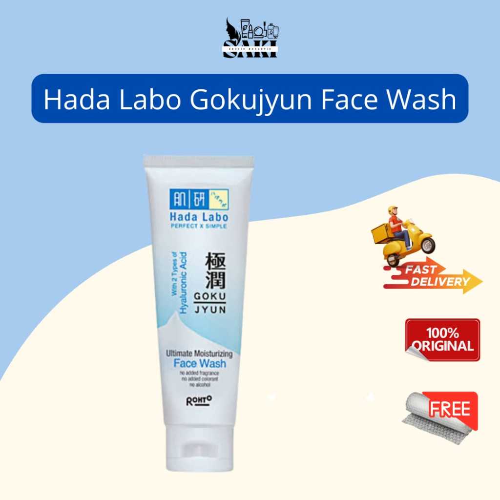 Hada Labo Gokujyun Ultimate Moisturizing FACE WASH Cuci Muka pembersih wajah