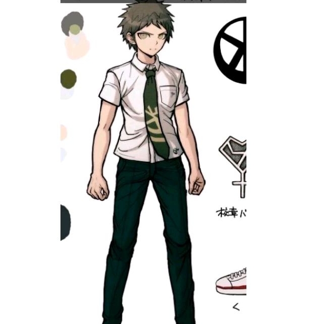 Danganronpa 2 Goodbye despair Hinata hajime School uniform shirt