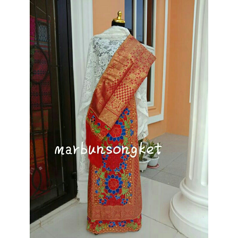 songket palembang full bordir